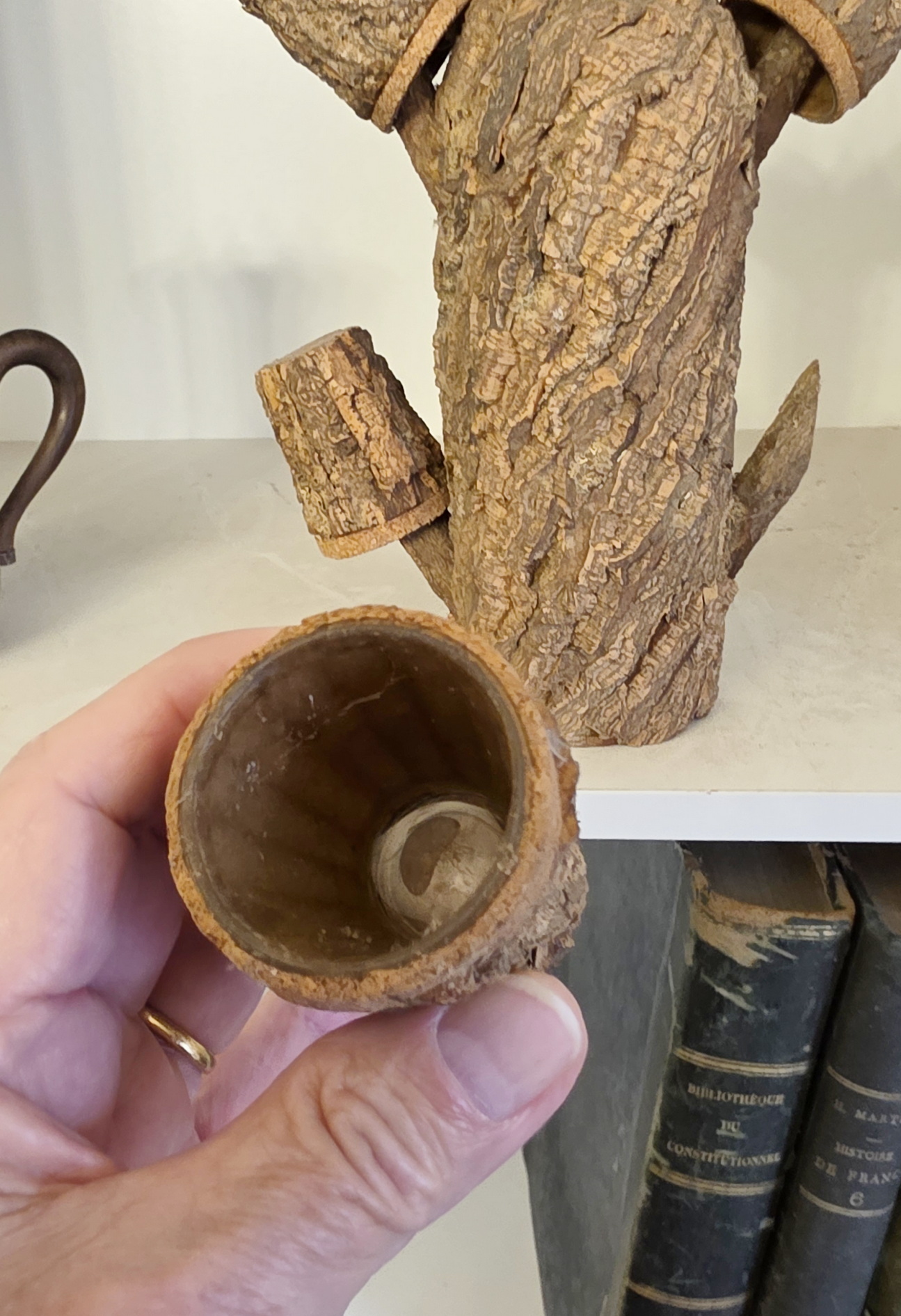 A French Cork Tree Liqueur Bottle A French Cork Tree Liqueur Bottle